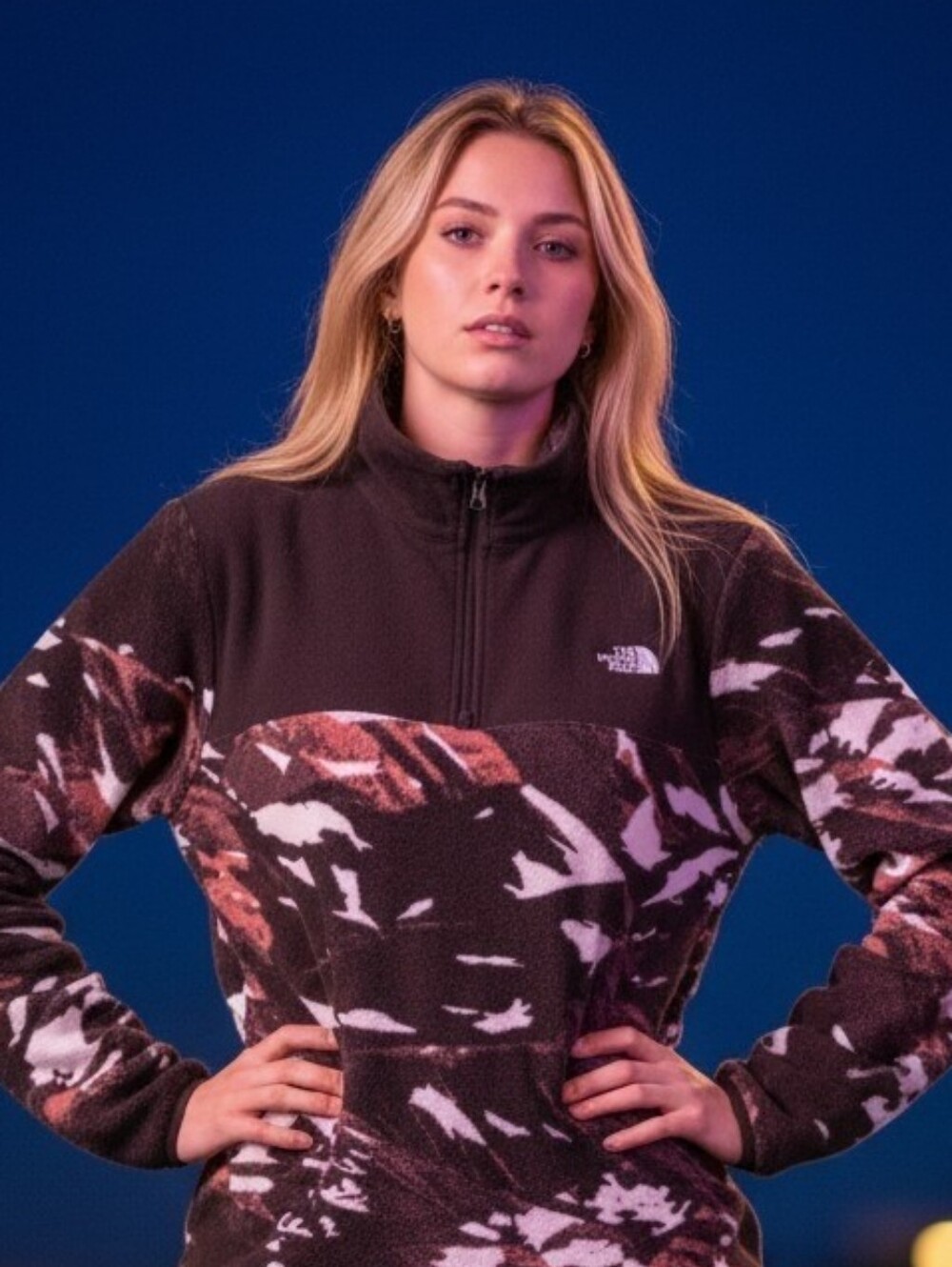 The North Face TKA Glacier ¼ Zip Fleece – Size XL